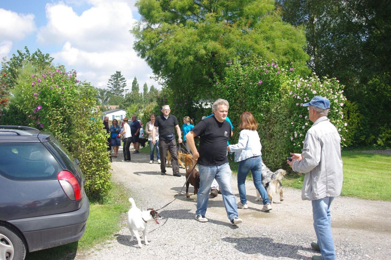 Passage dans le camping