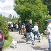 Passage dans le camping